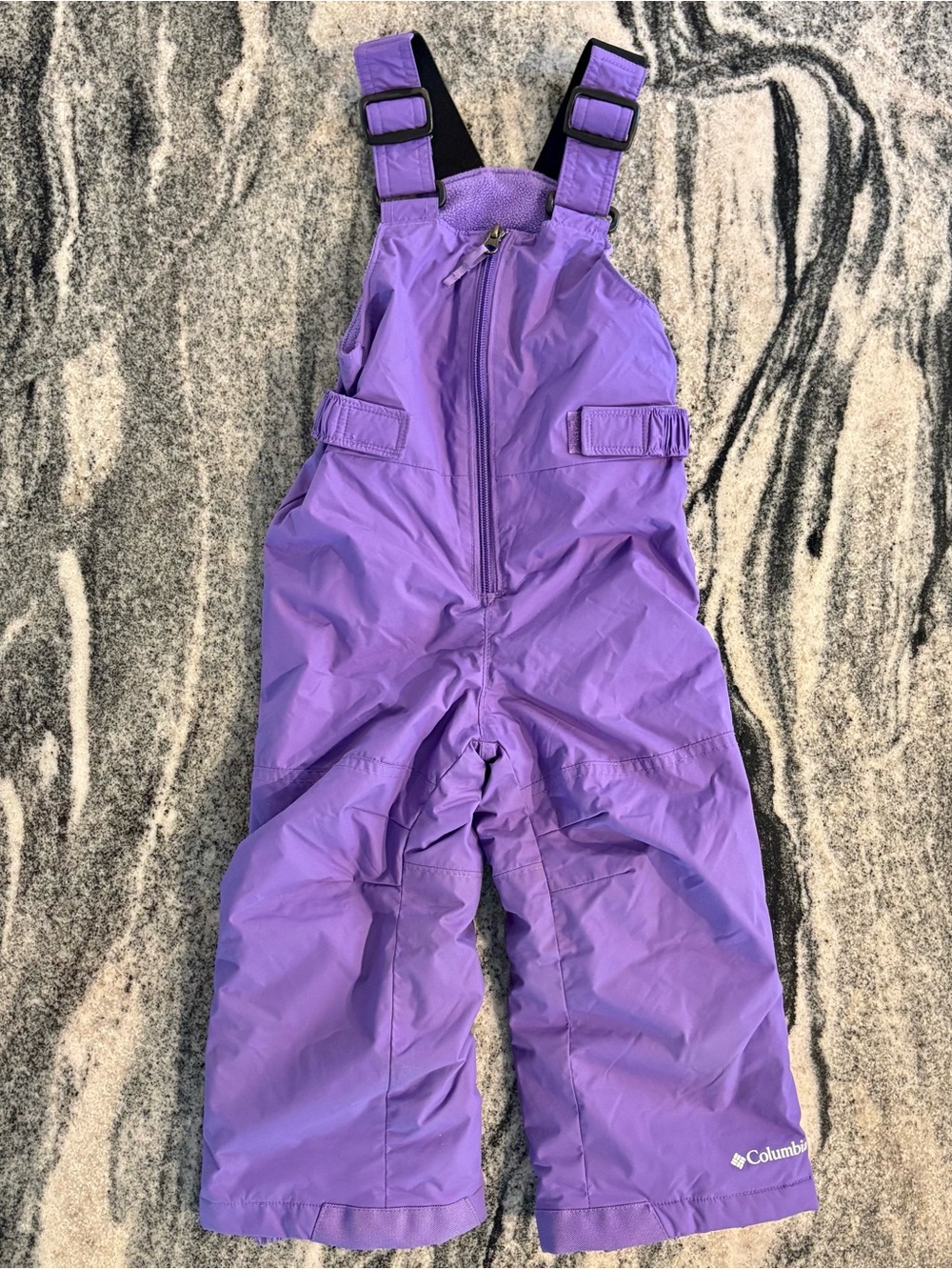 Columbia Kids Purple Snow Overalls